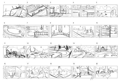 Storyboard thumbnails